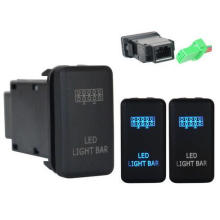 LED Light Bar Switch Push Button Blue LED 4 for Toyota Cruiser Prado Hilux Land Cruiser